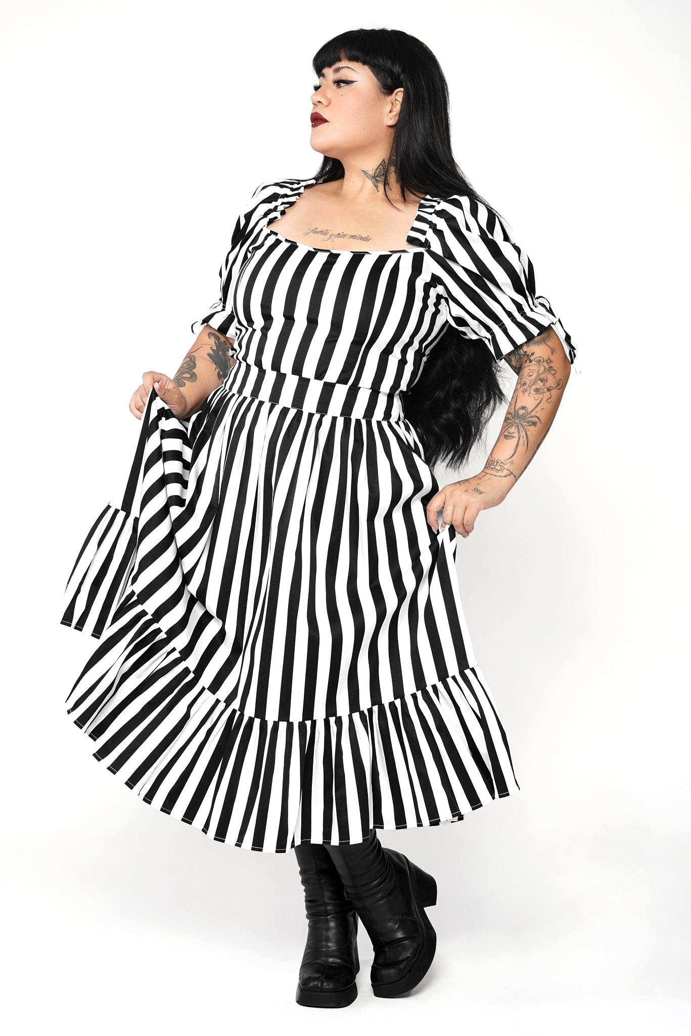 The Edith Skirt - Striped