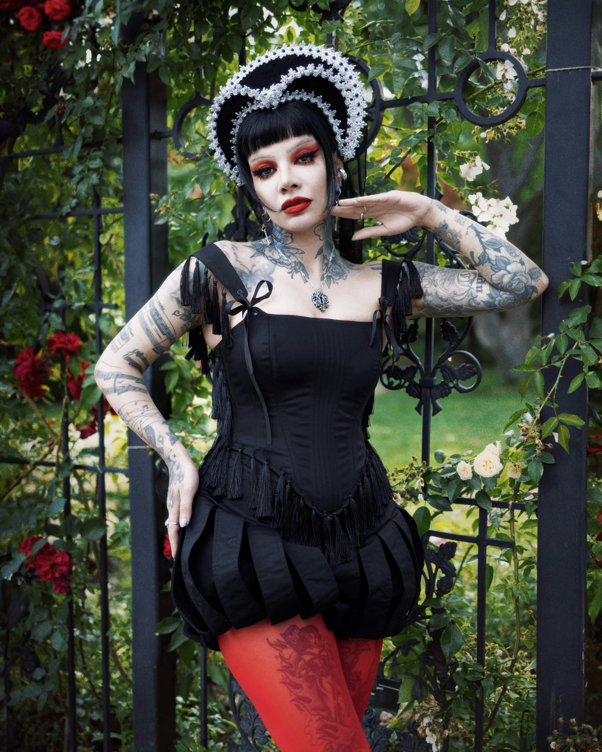 gothic dress stores Dark Romance Satin Bustle in Black XS Gothic Inspired Dress An elegant yet comfortable dress fit for a Victorian lady InGoticos Women Gothic Sexy Lace