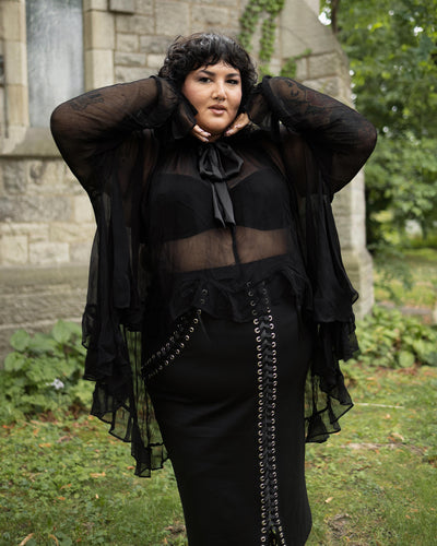GLAVIL スカルプリント チェーン　キャミソール The Carmilla Skirt | Blackwood Castle – Shop Now