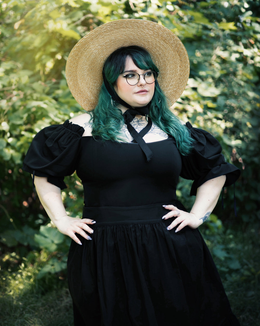 トップス andmary Alice check ribbon tops black mdl_1_489323cd-618f-48d6-9420-