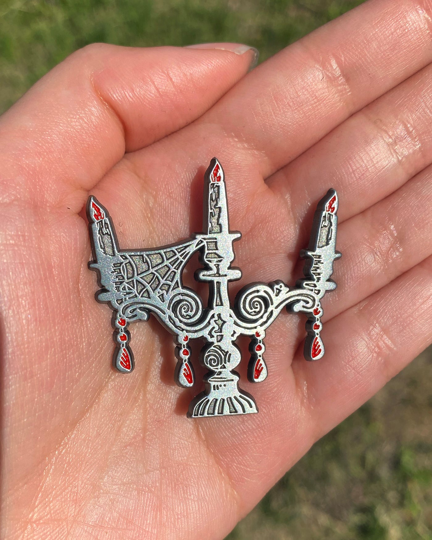 Gothic Candelabra pin