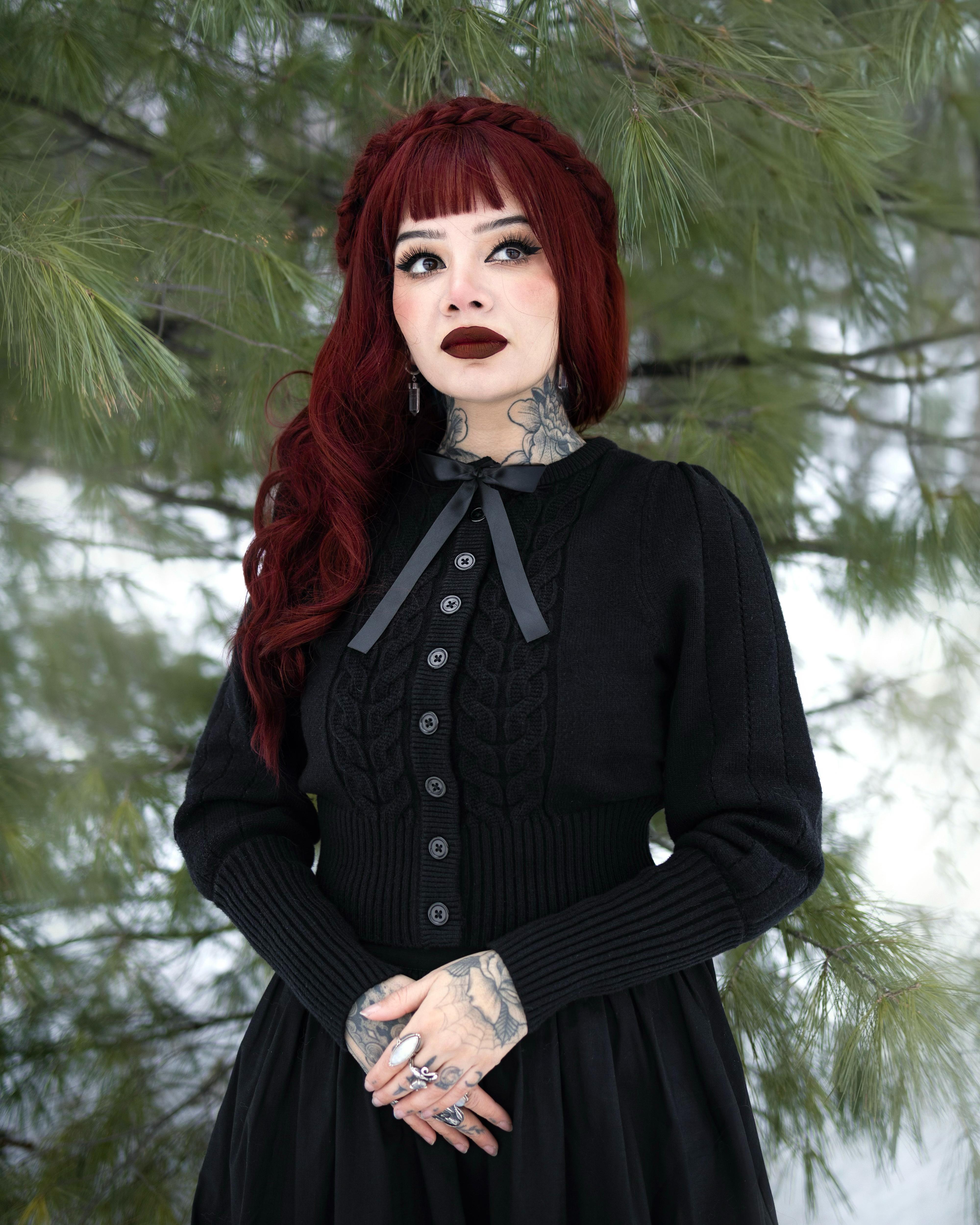 In the Woods...ブラックメタル　blackl The Florence Cardigan | Shop Now – Blackwood Castle
