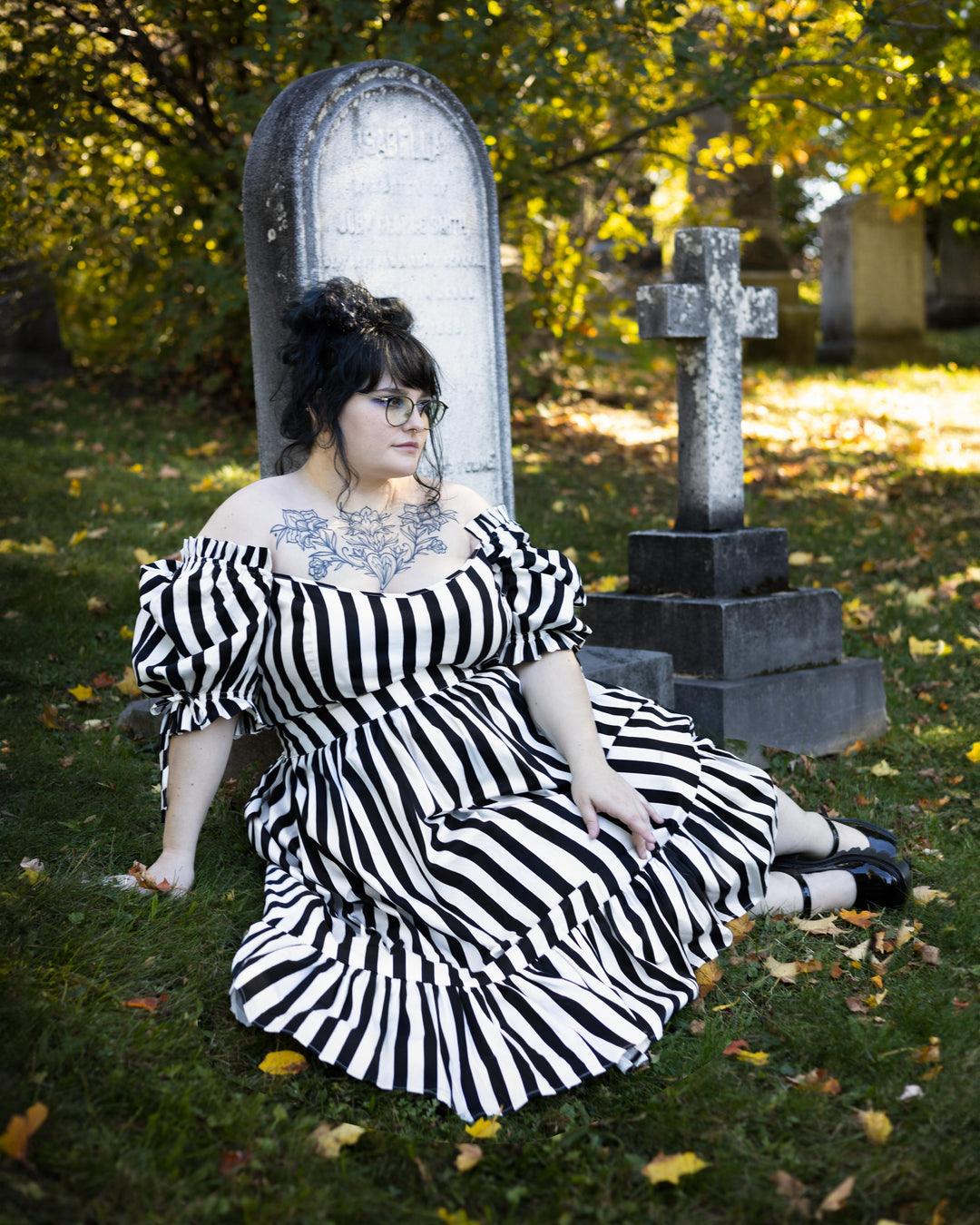 The Striped Edith Skirt | Blackwood Castle – Shop Now